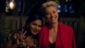 Minday Kaling and Emma Thompson in Late Night (2019)