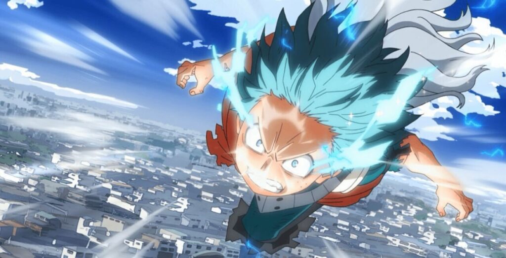Studio Bones- Deku in My Hero Academia