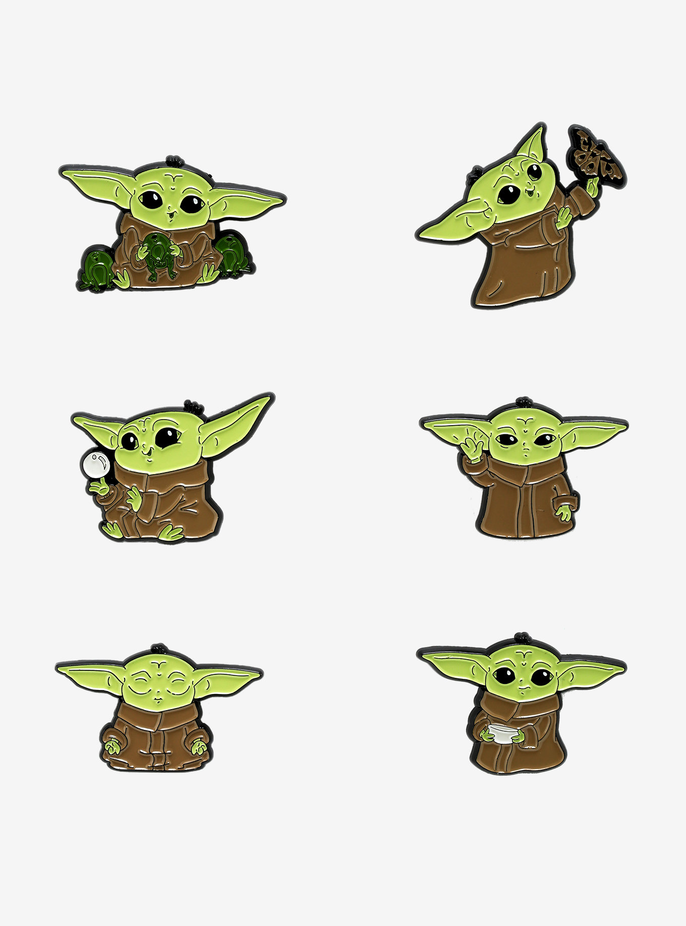 Hot Topic Baby Yoda pins