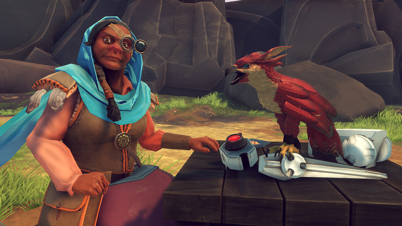 Aunt and Falcon