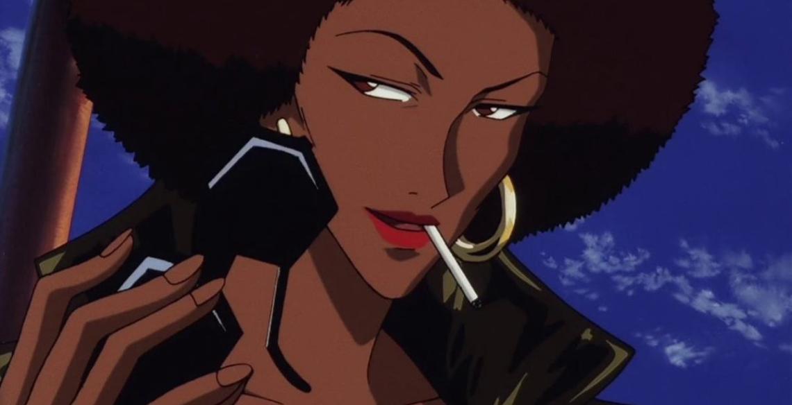 A Black character, Coffee, designed by Shinichiro Watanabe