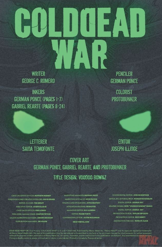 Cold Dead War #1