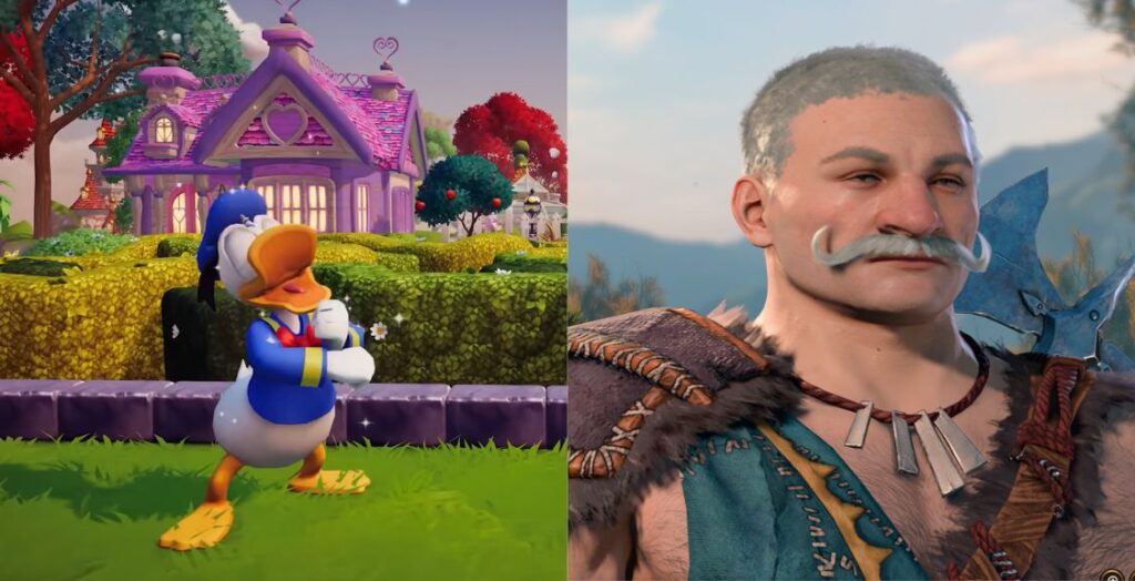 Disney Dreamlight Valley Villagers As Baldur's Gate 3 Companions - Donald the Barbarian