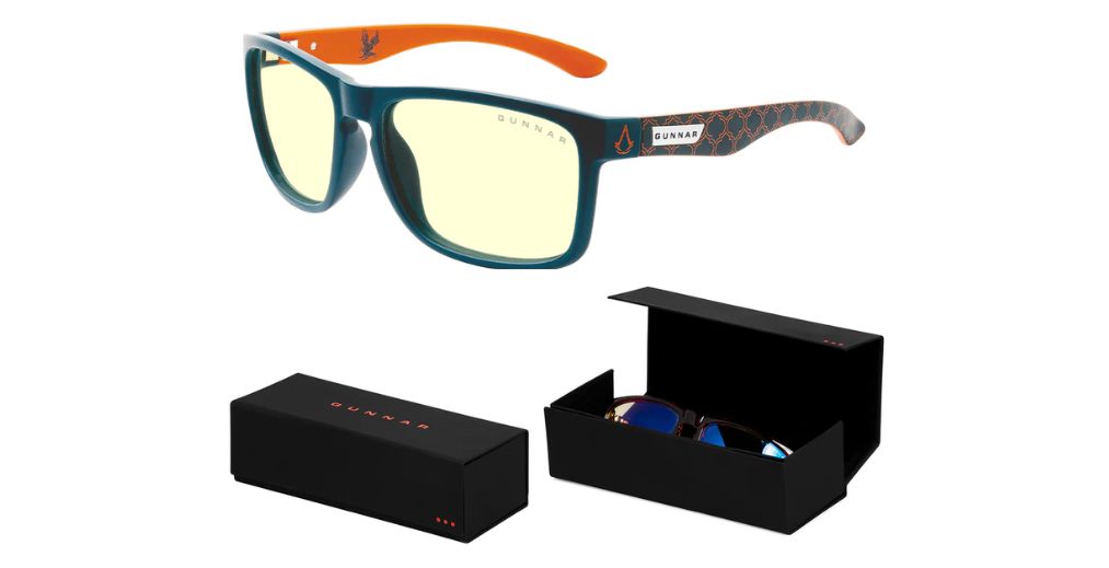 Intercept Assassin's Creed: Mirage Edition GUNNAR Optiks and GUNNAR glasses case