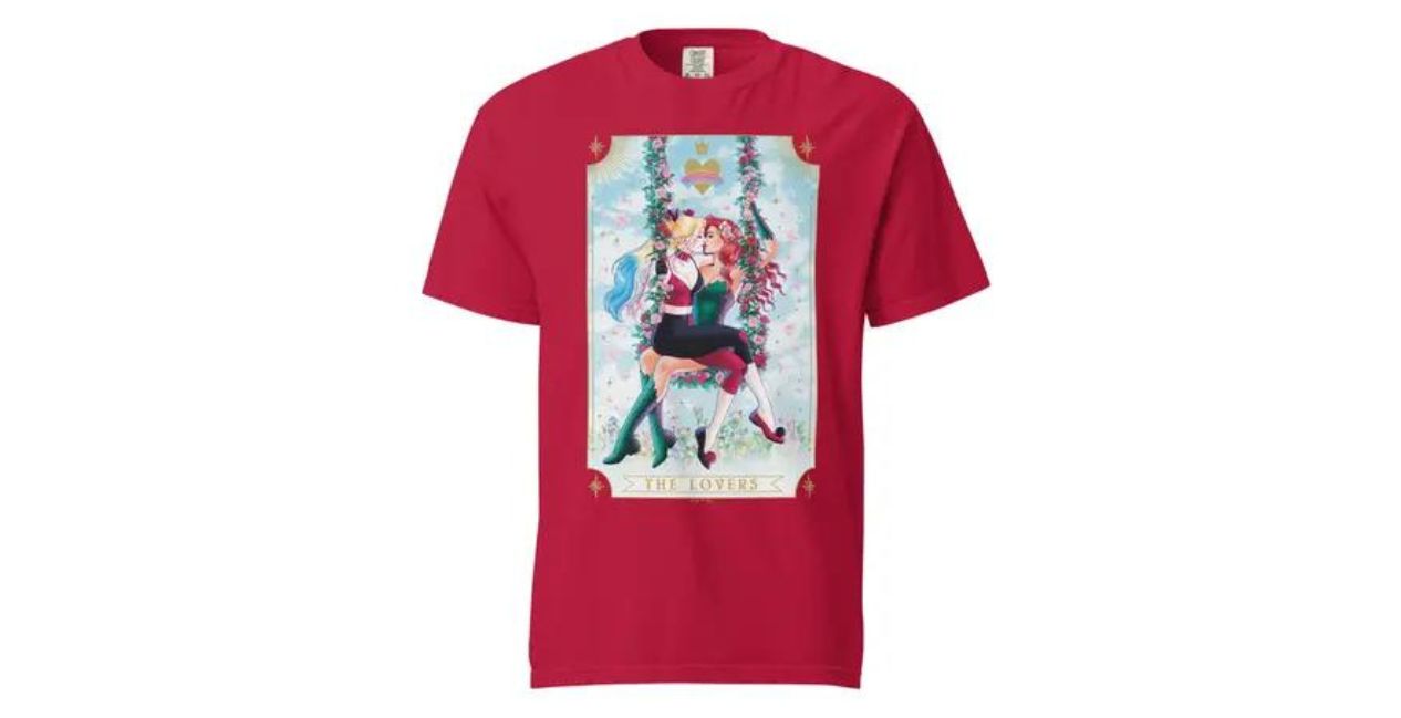 Harley Quinn and Poison Ivy T-shirt Available On DC Shop