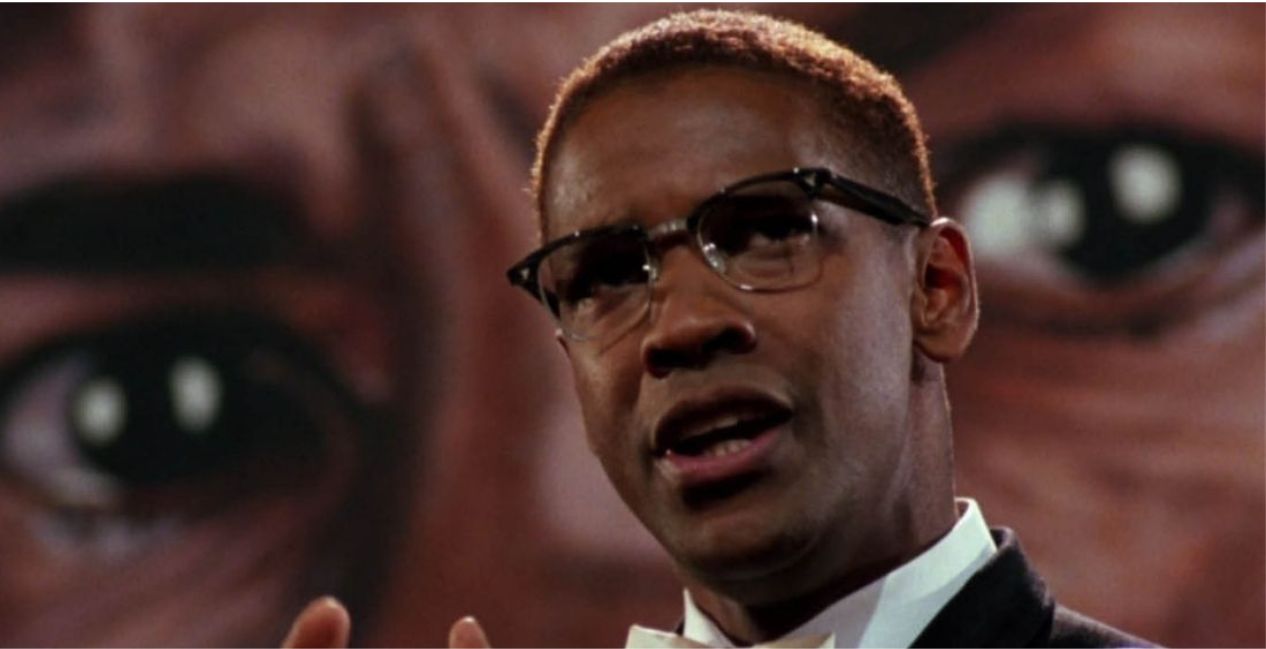Denzel Washington in Malcolm X