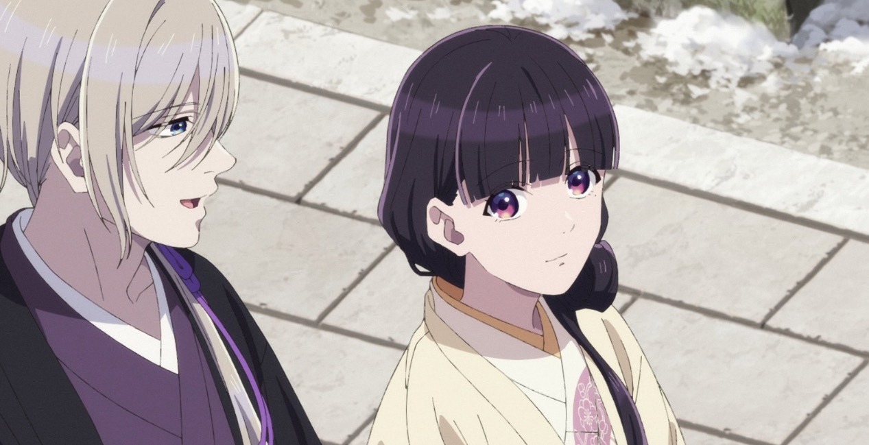 Kiyoka and Miyo celebrate the New Year