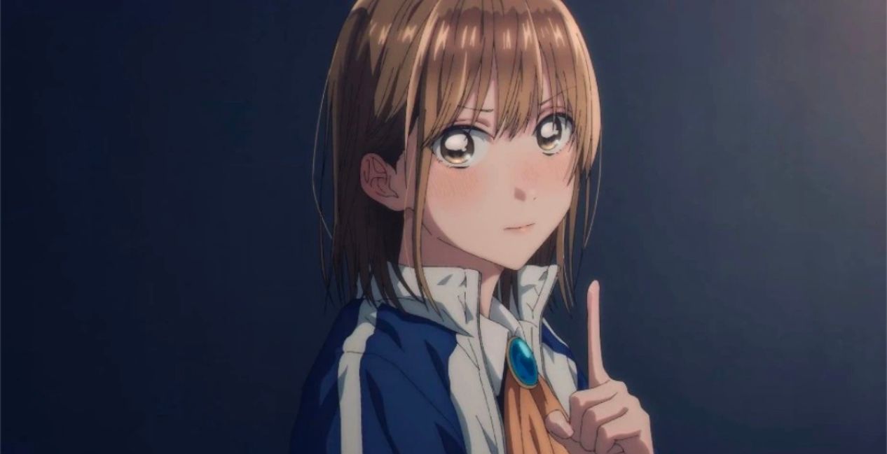 Chinatsu at school in Blue Box Episode 19
