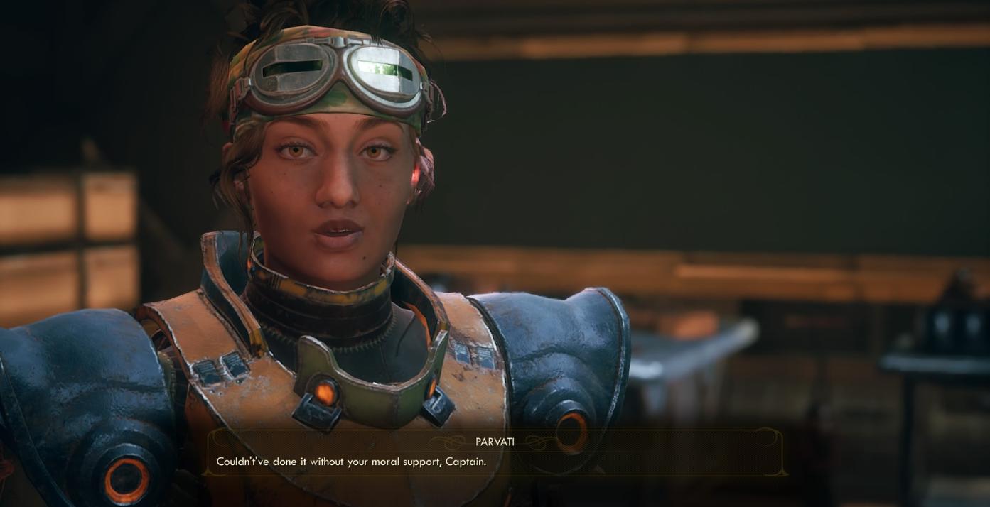 Parvati Romance in The Outer Worlds