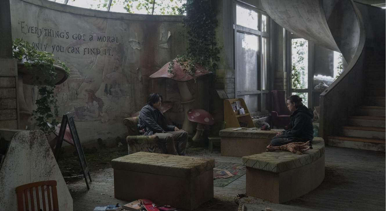 Ellie and Jesse in The Last of Us Season 2 Episode 7 still
