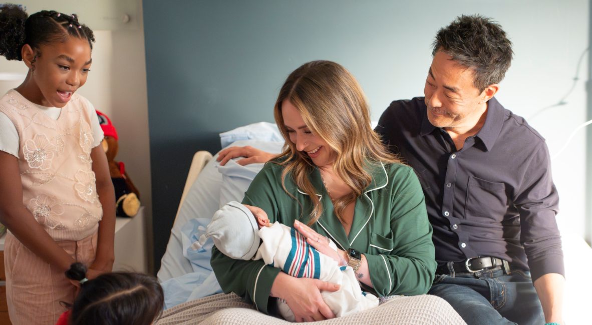 Will Chimney (pictured here with Mara, Jee, Baby Bobby, and Maddie) become captain in 9-1-1 Season 9?