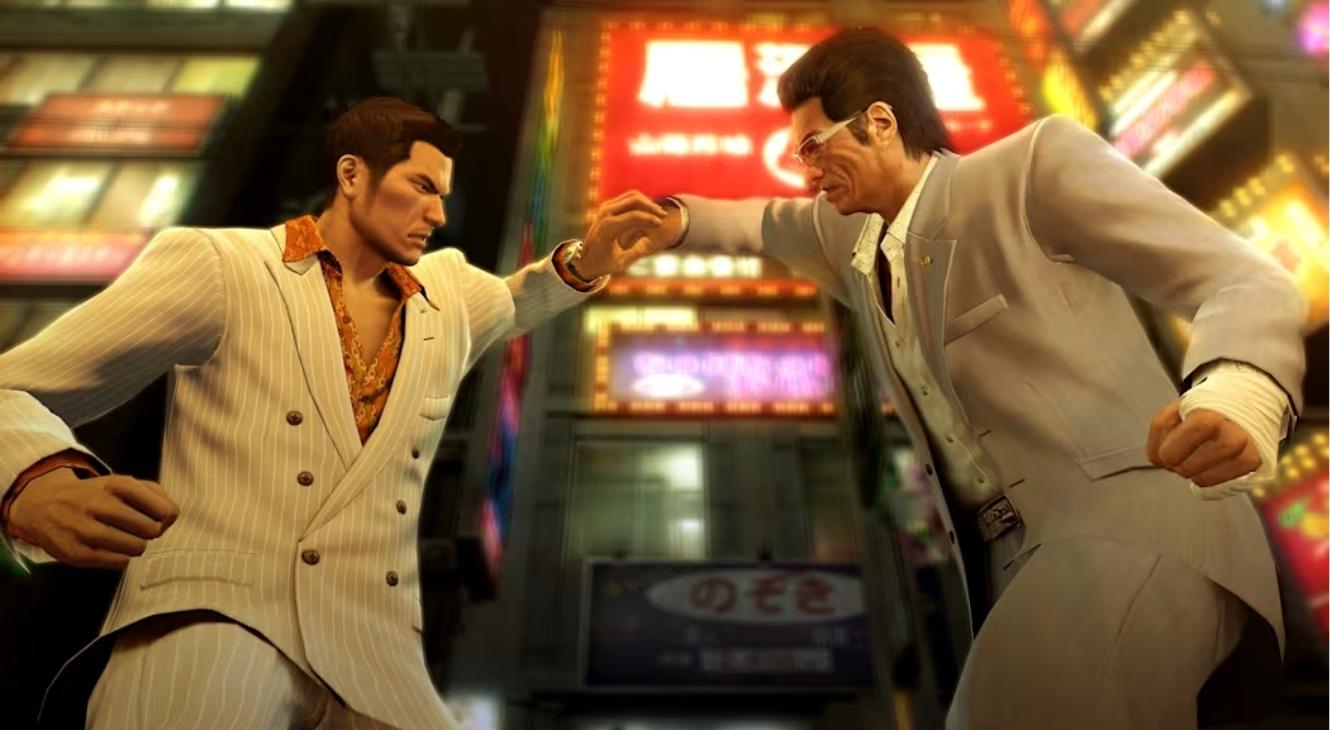 Yakuza 0 Director's Cut gameplay still for the Switch 2