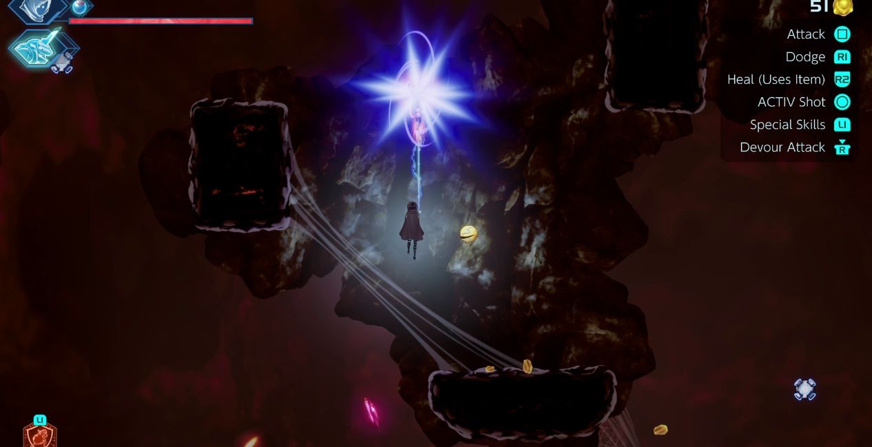 Using the grapple hook in Shadow Labyrinth