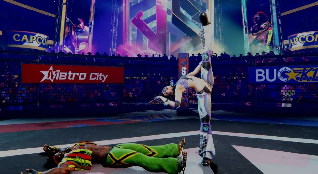 Aespa Street Fighter 6 crossover Juri Costume