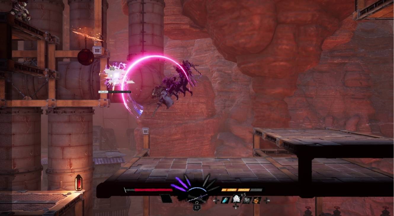 The Devil Within promotional gameplay art