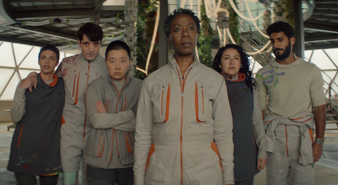 The cast of the Apple TV+ show Murderbot,  an adaptation of The Murderbot Diaries first book All Systems Red