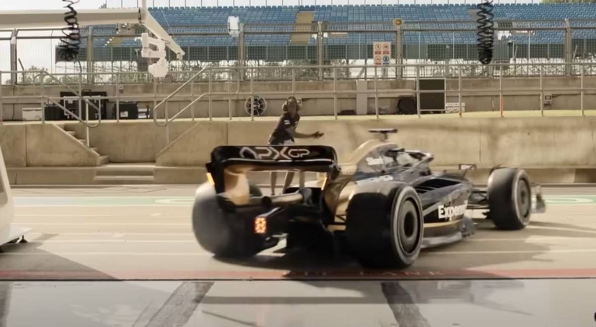 F1 (2025) promotional movie image