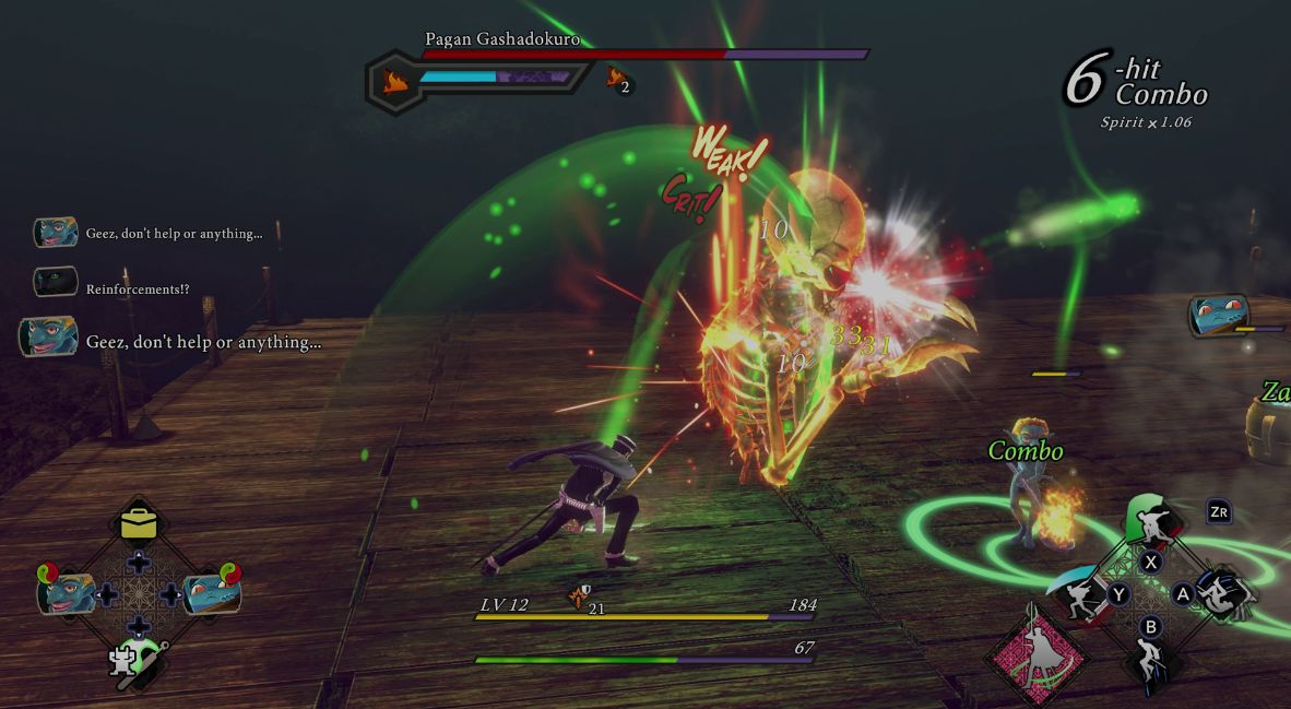 Gameplay from RAIDOU Remastered The Mystery of the Soulless Army