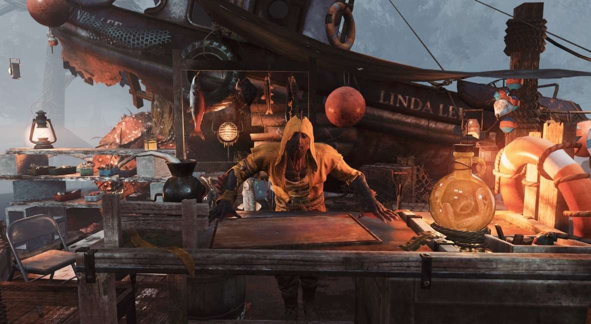 Fallout 76 fishing update key art for "Gone Fission"