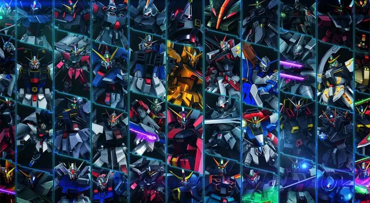 Gundam Seed Battle Destiny Remastered promotional art from Bandai Namco