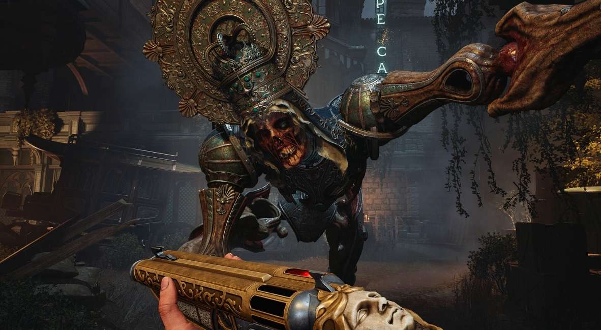 Crisol Theater of Idols promotional gameplay still from Blumhouse Games