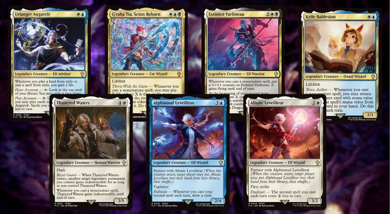 scion-focused cards in the FFXIV Commander Deck - Magic: The Gathering x Final Fantasy