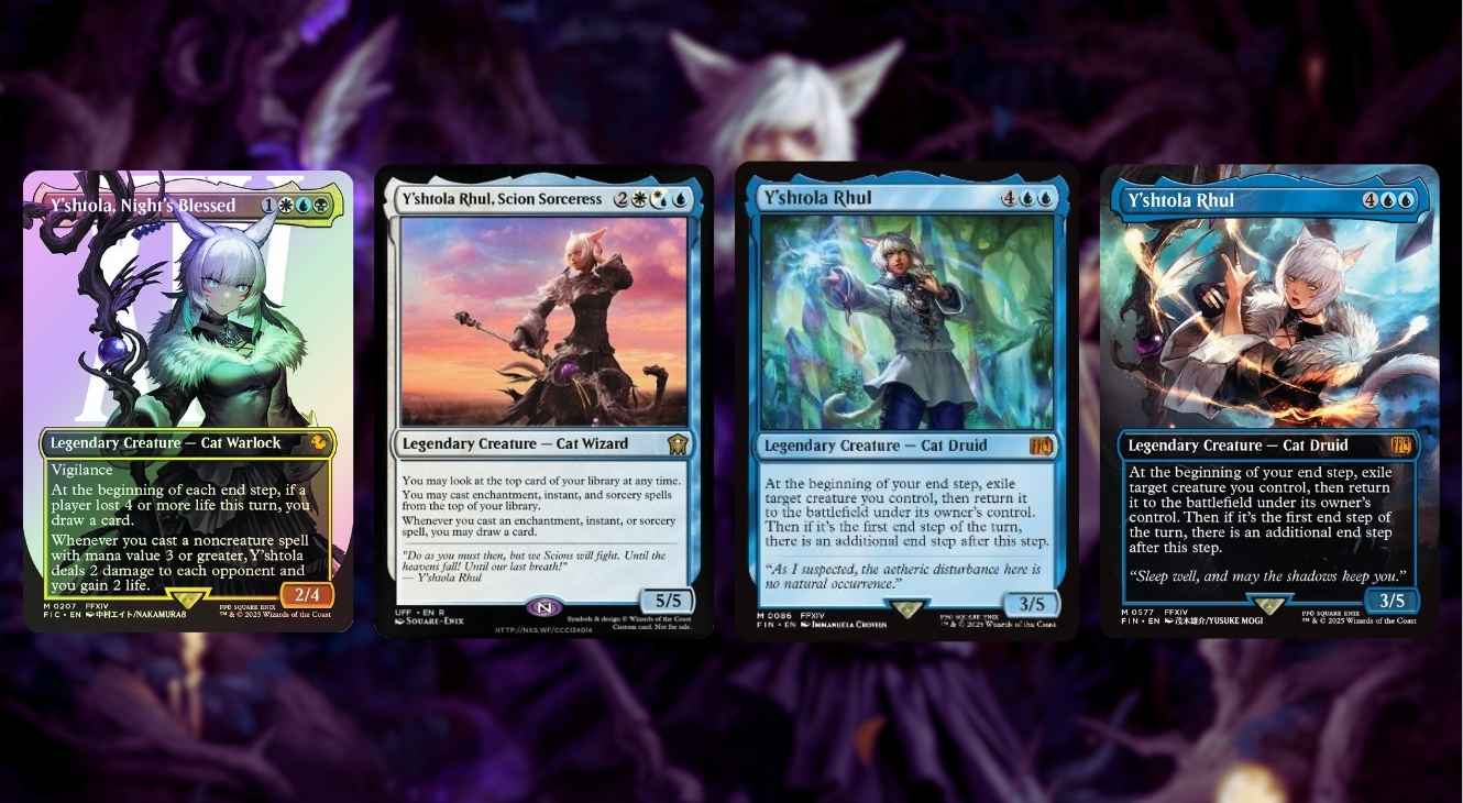 Y'shtola in the FFXIV Commander Deck - Magic: The Gathering x Final Fantasy