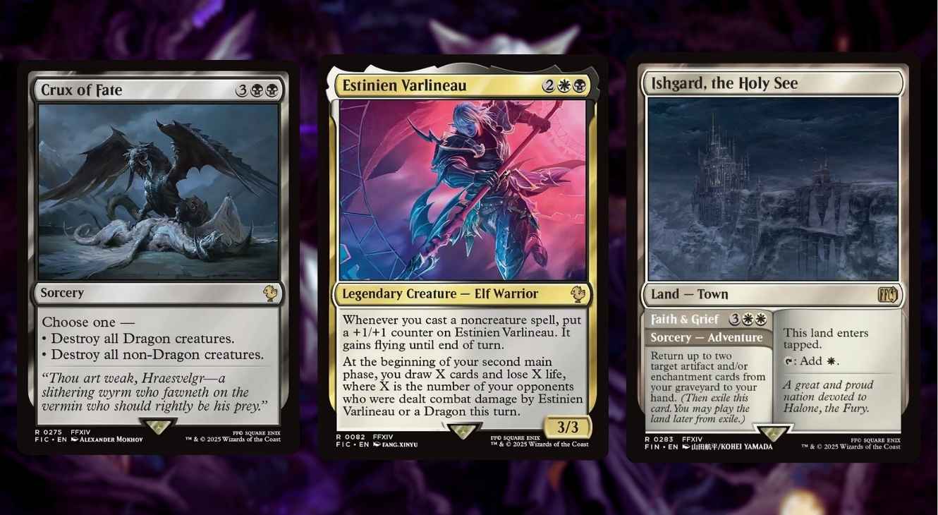 Estinein-focused cards in the FFXIV Commander Deck - Magic: The Gathering x Final Fantasy