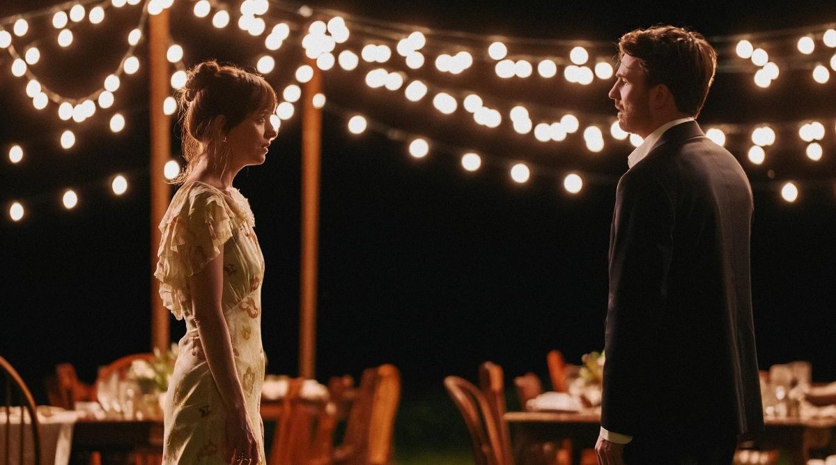 Chris Evans and Dakota Johnson in Materialists