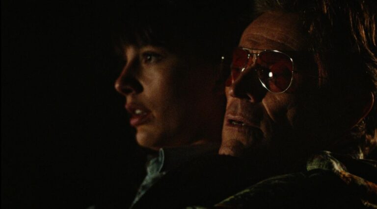 Camila Morrone and Willem Dafoe in Gonzo Girl