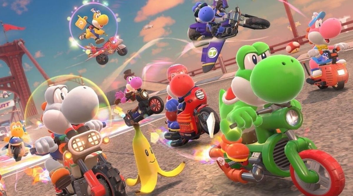 Mario Kart World Yoshi Race