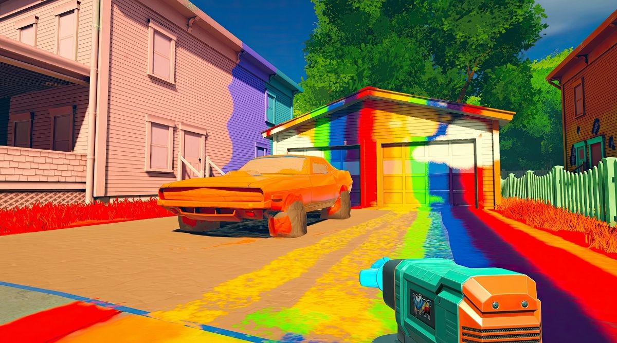 Spray Paint Simulator Car