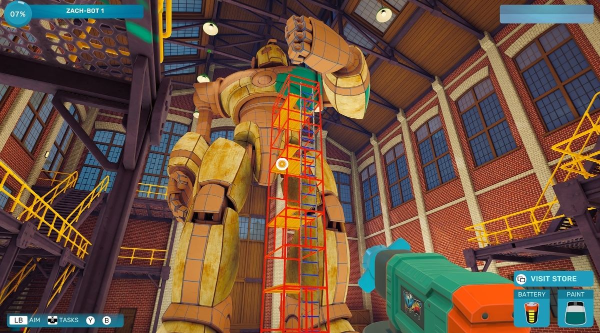 Spray Paint Simulator Statue