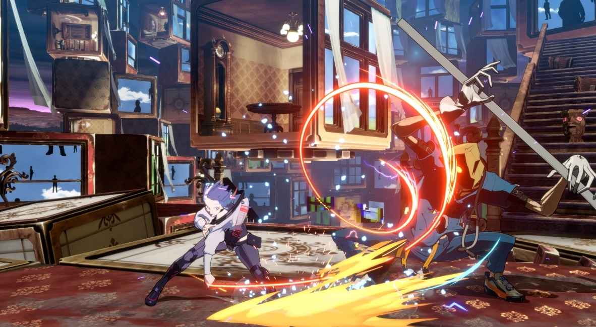 Lucy from Cyberpunk: Edgerunners In Guilty GEar - 