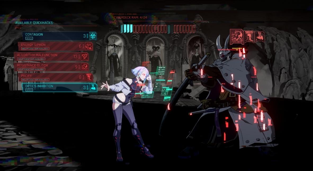 Lucy from Cyberpunk: Edgerunners In Guilty GEar - 