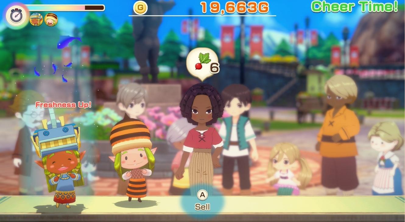 Mini-Game from Story of Seasons Grand Bazaar