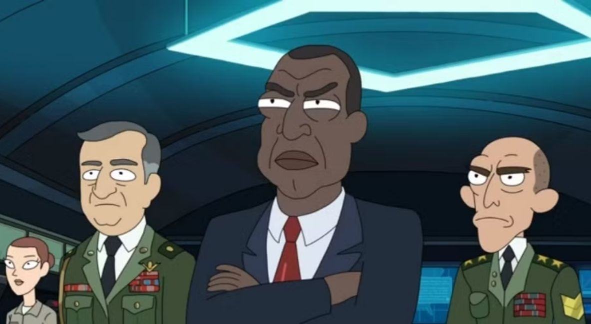 President Curtis in Rick and Morty