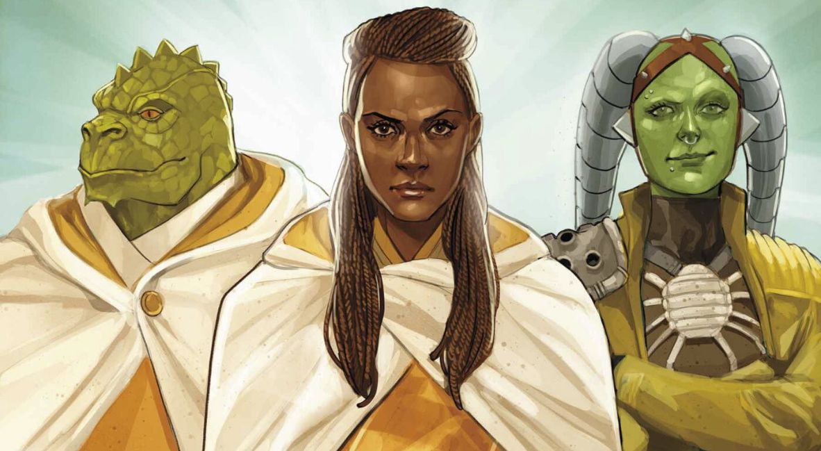 A cover of the upcoming Marvel comic Star Wars: The High Republic – The Finale