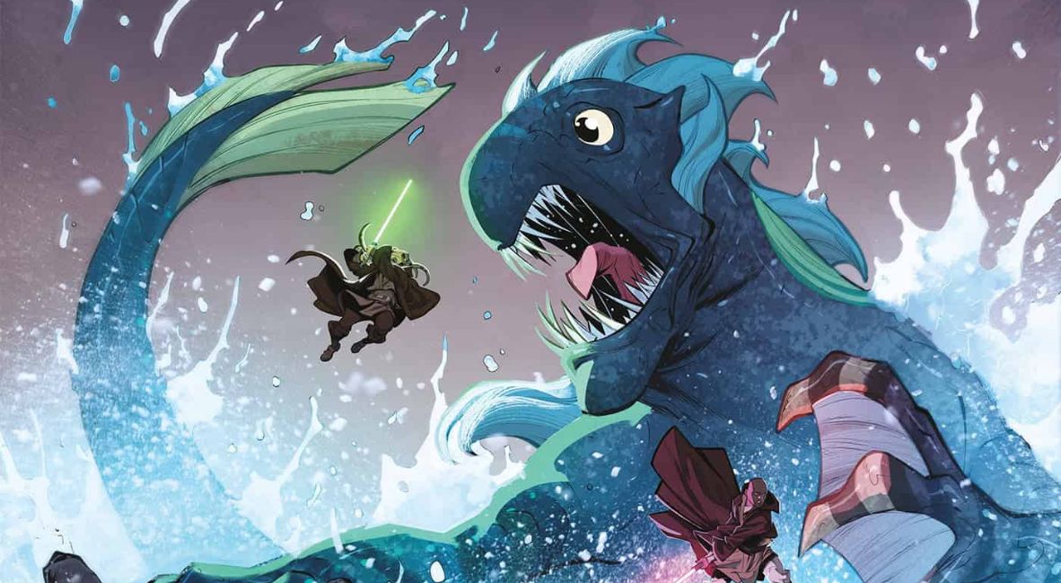 A cover of the upcoming Dark Horse comic Star Wars: Hyperspace Stories – Tides of Terror