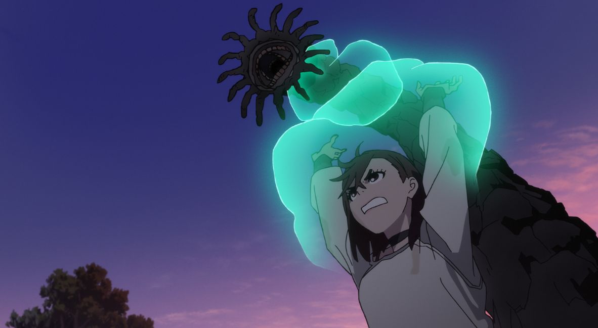 Momo carries the Death Worm 