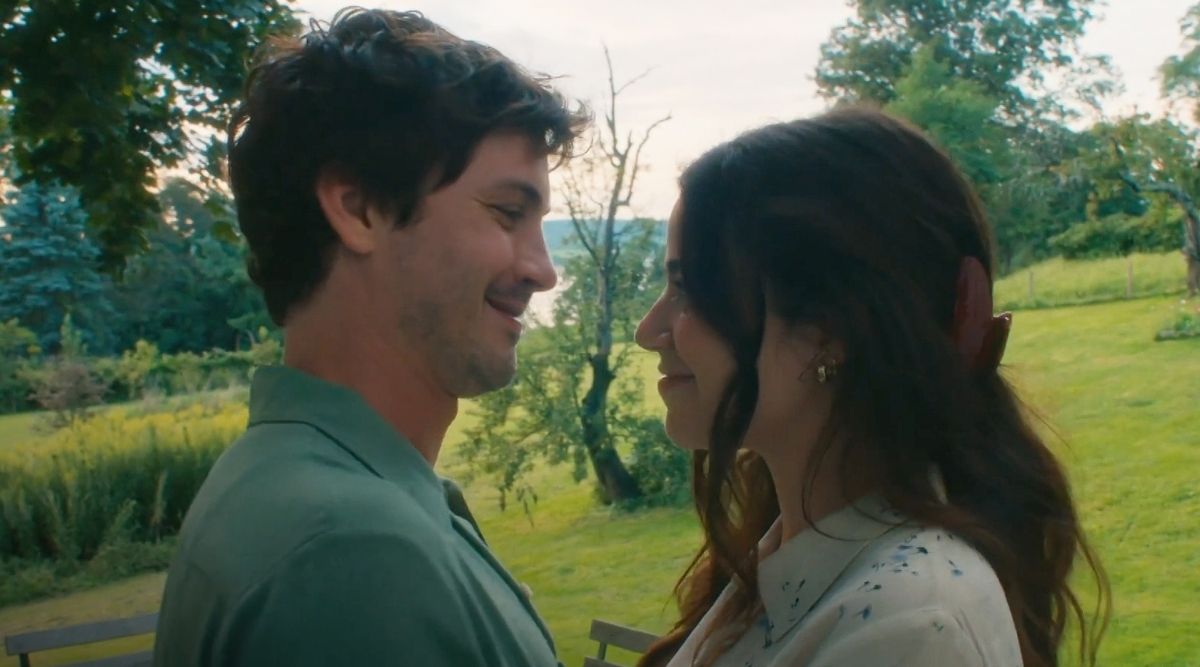 Logan Lerman and Molly Gordon in Oh, Hi!