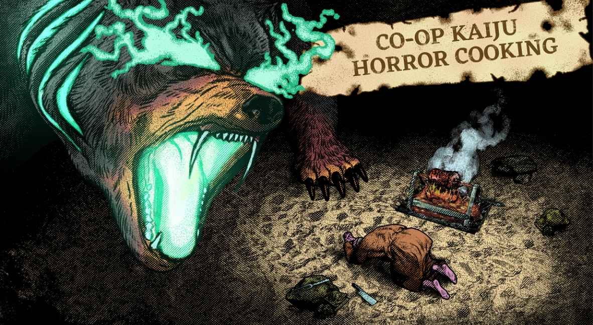 Strange Scaffold - Co-Op Kaiju Horror Cooking key art