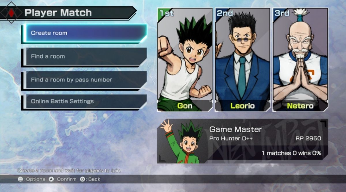 HUNTER x HUNTER NEN x IMPACT Multiplayer