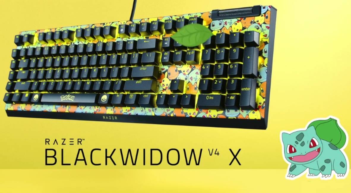 Razer Pokemon Edition Collection - BlackWidow V4 X
