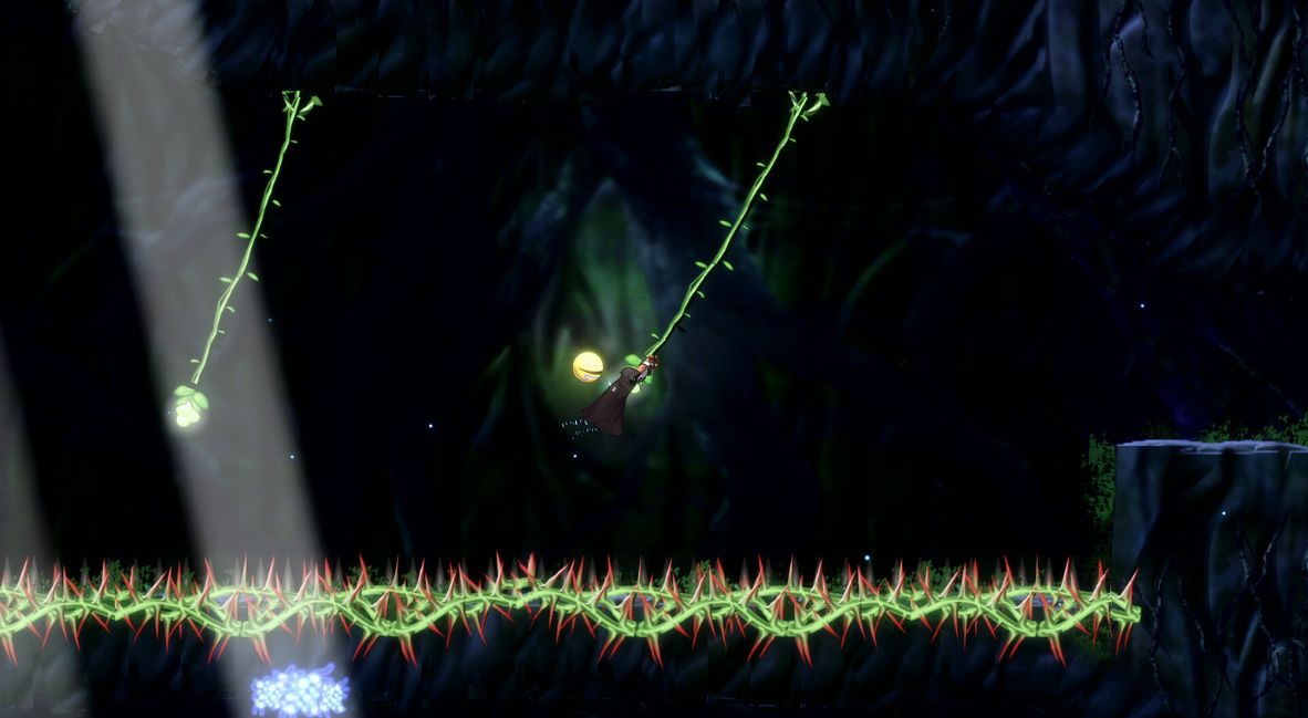 A glimpse at navigation in Shadow Labyrinth 