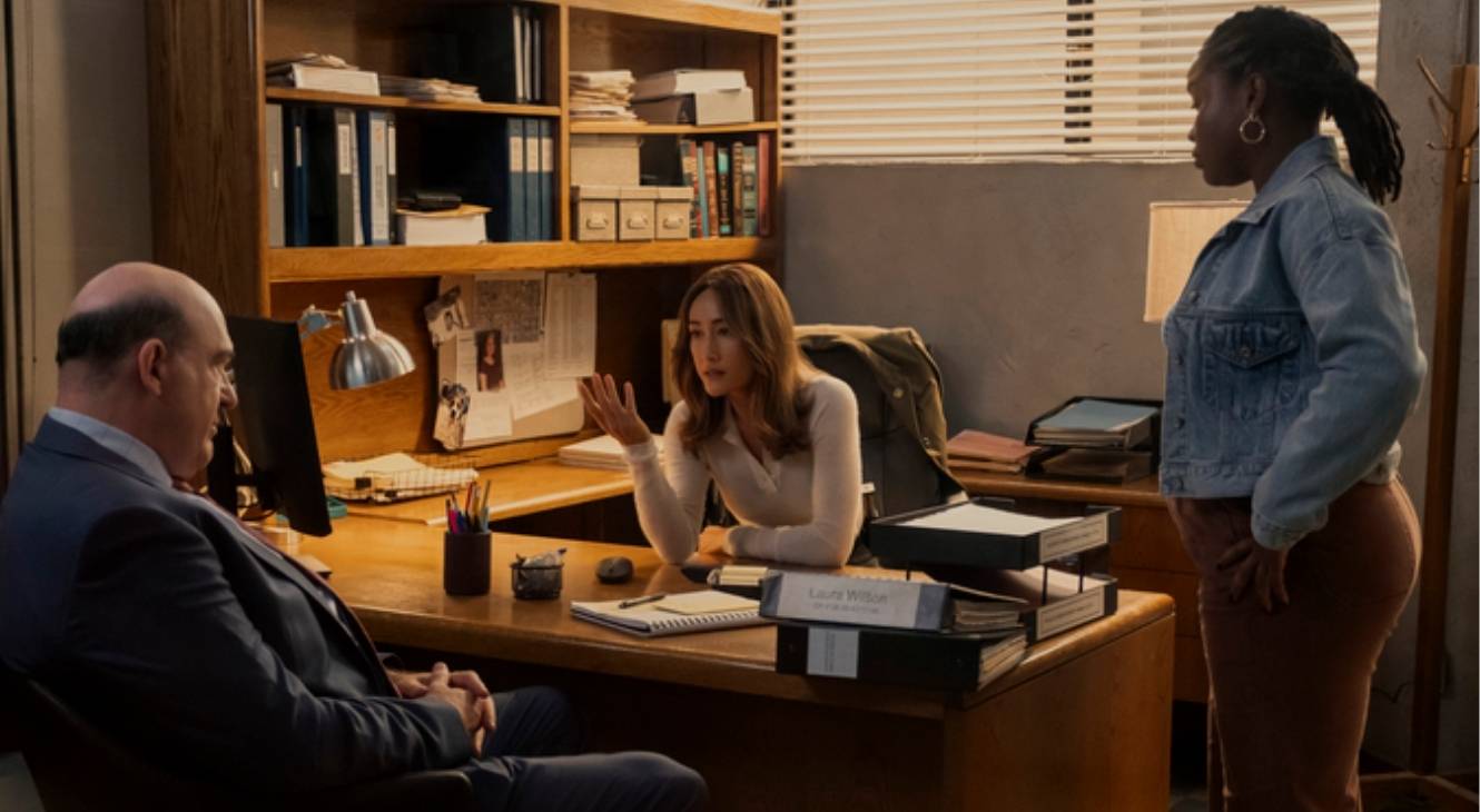 Maggie Q in Ballard (2025) promotional image from Prime Video