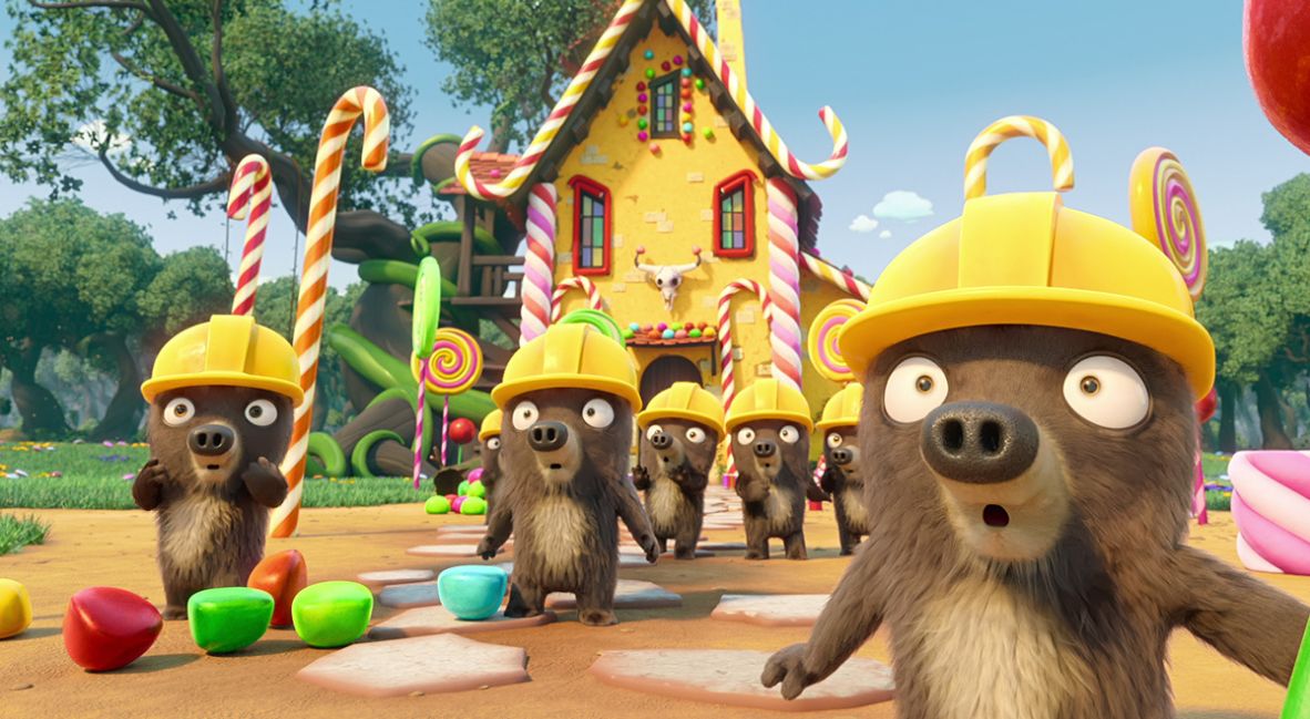 The 7 Bears working hard