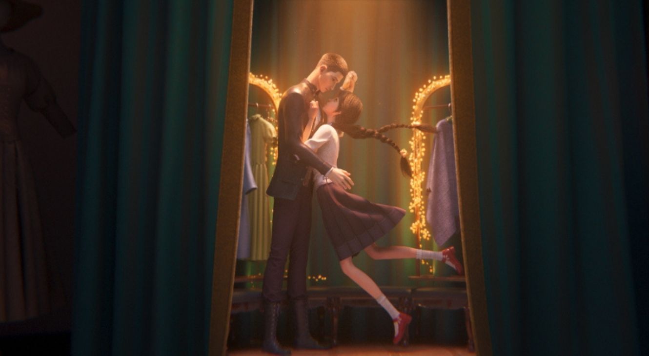 Still from The Girl Who Stole Time