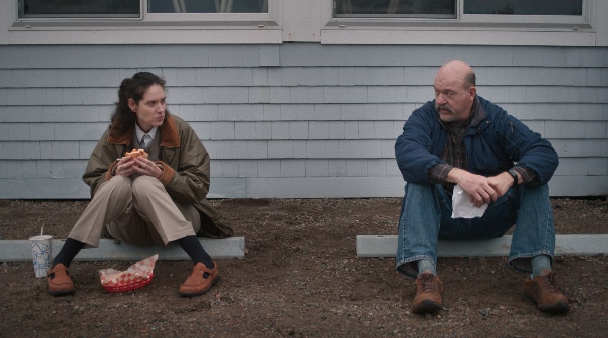 Eva Victor and John Carroll Lynch in A24's Sorry Baby