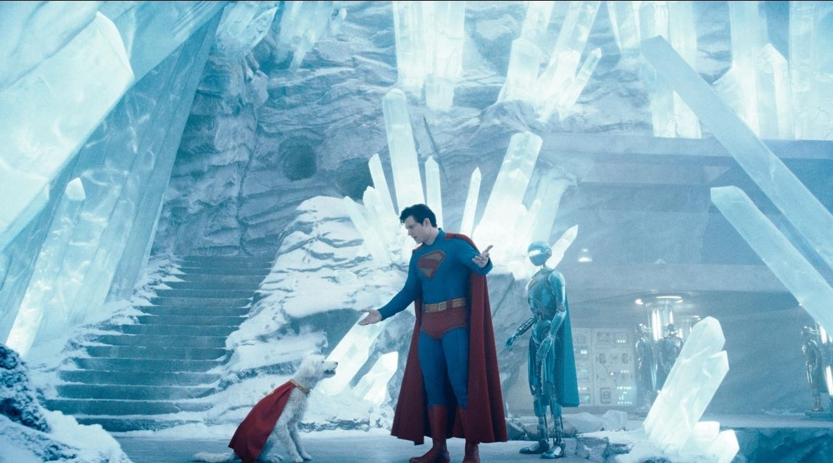 Superman in the Fortrace of Solitude in Superman 2025 But Why Tho
